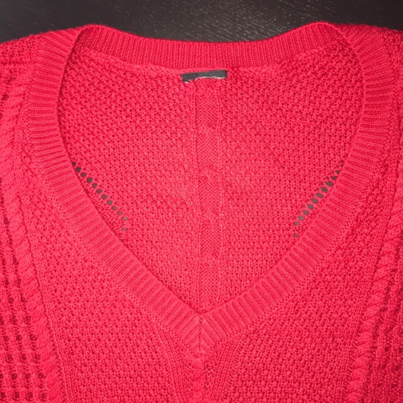 Torrid plus cable knit v neck sweater tunic 4 - Picture 4 of 6